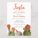 Recherche de fiesta cactus baby shower invitations Aquarelle