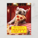 Recherche de pizza drôle cartes postales Adorable