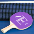 Recherche de violet raquettes ping pong Monogrammé