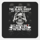 Recherche de humour moutons autocollants Mouton noir