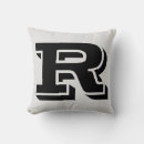 Recherche de lettre r coussins Monogramme