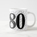 Recherche de anniversaire 80 tasses Célébration