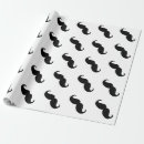 Recherche de moustache noire papier cadeau Humour