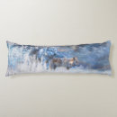 Recherche de loup dans la neige coussins Loup des neiges