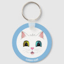 Recherche de chaton blanc porteclés Mignon