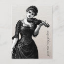 Recherche de musicien vintage cartes postales Noir et blanc