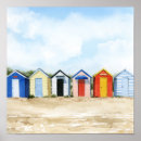 Recherche de aquarelle colorée posters Plage