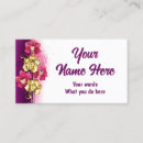 Recherche de orchidée rose cartes visite Floral