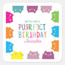 Recherche de amoureux des chats autocollants Pour enfants