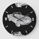 Recherche de voiture de sport horloges Noir et blanc