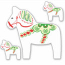 Recherche de cheval de dala autocollants Scandinave