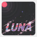 Recherche de lune rouge autocollants Espace
