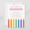 Recherche de crayon couleur invitations Coloré