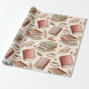 Recherche de motif de livres papier cadeau Bibliothèque