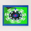 Recherche de art numérique puzzles Vert