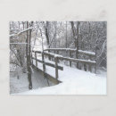 Recherche de neige couverte cartes postales Bois