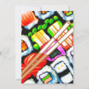 Recherche de cuisine japonaise vœux cartes Nourriture asiatique