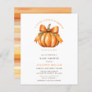 Recherche de citrouille baby shower invitations Aquarelle