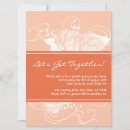 Recherche de orange 16x22 invitations Floral