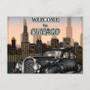 Recherche de ville de chicago cartes postales Rétro