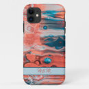 Recherche de peinture abstraite iphone coques Monogramme