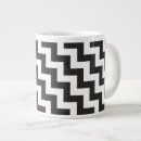 Recherche de zigzag noir et blanc tasses Tendance