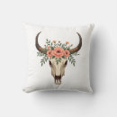 Recherche de crâne de taureau coussins Cow boy