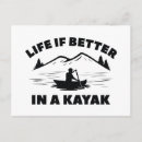 Recherche de kayak cartes postales Rivière