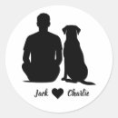 Recherche de labrador retriever autocollants Silhouette