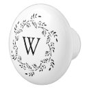 Recherche de initial boutons et poignées de porte Noir et blanc