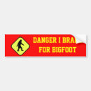 Recherche de danger voiture autocollants Drôle