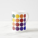 Recherche de pois blanc tasses Motif géométrique