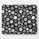 Recherche de motif monochrome tapis souris Fleurs