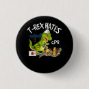 Recherche de dinosaure drôle badges T rex