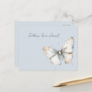 Recherche de papillons bleus cartes postales Pour elle