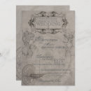 Recherche de steampunk mariage invitations Victorian