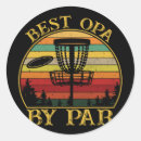 Recherche de disc golf autocollants Lancer de revers