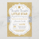 Recherche de star baby shower invitations Petite étoile scintillante