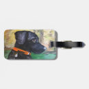 Recherche de labrador retriever noir bagages étiquettes Chien d'arrêt