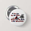 Recherche de fauteuil roulant badges Drôle