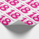 Recherche de 18 papier cadeau 18ème anniversaire