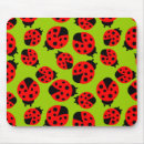 Recherche de coccinelles mignonnes tapis souris Vert
