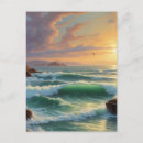 Recherche de peinture de coucher de soleil cartes postales Contenu générationnel