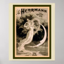 Recherche de vintage magicien posters Magie