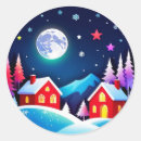 Recherche de lune rouge autocollants Nuit