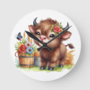 Recherche de vaches mignonnes horloges Veau
