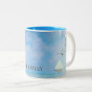 Recherche de oiseaux de mer tasses Bateau
