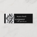 Recherche de damassé mini cartes visite Typographie