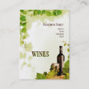 Recherche de vigne cartes visite Alcool