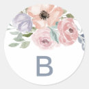 Recherche de floral monogrammed autocollants Mariés